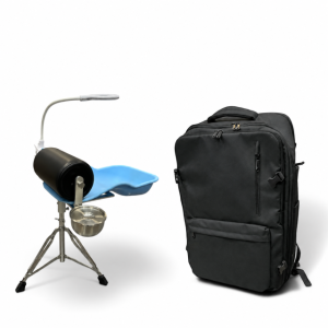 Beensteen DUO roll met houder én ambulante loupelamp (Beensteen DUO roll met houder én ambulante loupelamp )