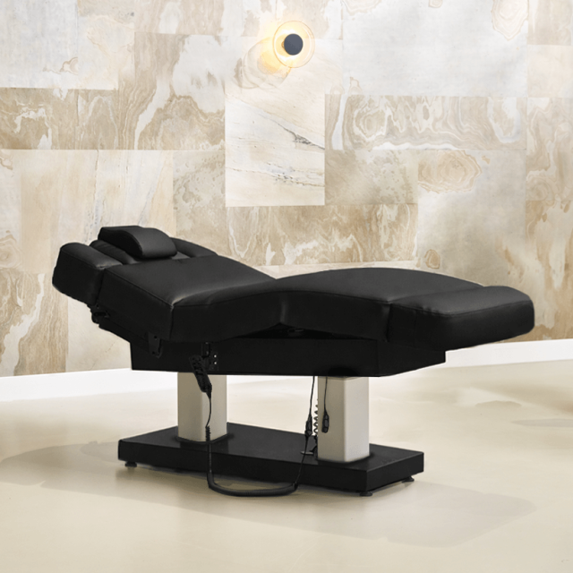 Spa Wellness behandeltafel Velvet Evo W4 PRO + PODO Carbon Black